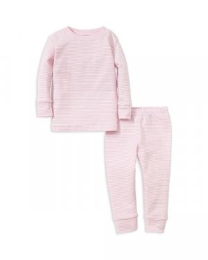 Полосатая пижама для девочек. Верх и amp; Комплект штанов - малыш , цвет Pink Kissy