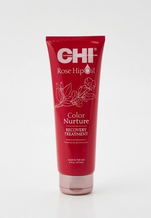 Маска для волос Chi ROSE HIP OIL, поддержания цвета, 237 мл. Цвет: прозрачный