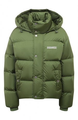 Утепленная куртка Dsquared2. Цвет: зелёный