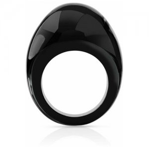 Кольцо , размер 17.5, черный Lalique. Цвет: черный