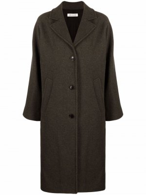 Однобортное пальто Masscob. Цвет: зеленый