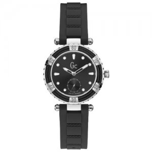 Наручные часы Gc Basic Y41005L2, черный, серебряный. Цвет: черный