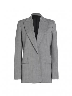 Индивидуальный пиджак из смесовой шерсти , черный Helmut Lang