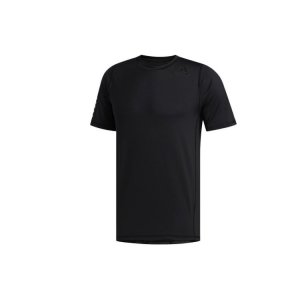 Graphic Boxing Motif Shoulder Adornment Short Sleeve T-Shirt Men Tops Black FJ5150 Adidas