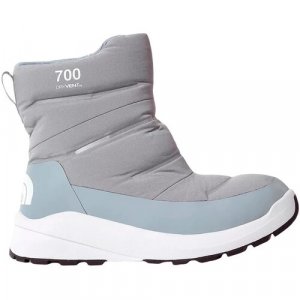 Мужские зимние ботинки дутики Mens Nuptse Boots II Tradewinds Grey/TNF White / 41 EU The North Face. Цвет: серый