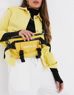 Желтая сумка-кошелек на пояс в стиле милитари -Желтый adidas Originals