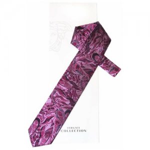 Красивый галстук с узорами 53199 Versace