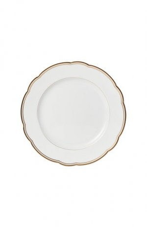 Тарелка обеденная Pompadour Bernardaud. Цвет: белый