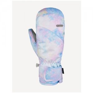 Варежки PRIME FUN-F1 Mitten Color, Размер М, Цвет Разноцветный, snowboards. Цвет: розовый/голубой