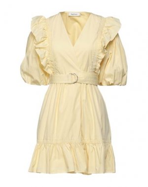 Короткое платье MAGALI PASCAL. Цвет: светло-желтый