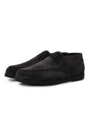 Замшевые ботинки Doucals Doucal's. Цвет: серый