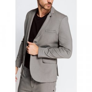 Пиджак , размер L, серый ZHRILL. Цвет: антрацит/серый