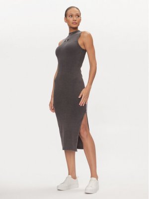 Летнее платье приталенного кроя , серый Calvin Klein