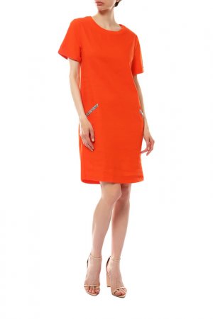Платье OUI. Цвет: оранжевый