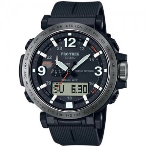 Наручные часы CASIO Pro Trek PRW-6611Y-1ER, черный, серый. Цвет: черный