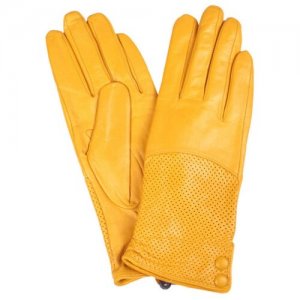 Перчатки , размер 8, желтый Pitas. Цвет: желтый