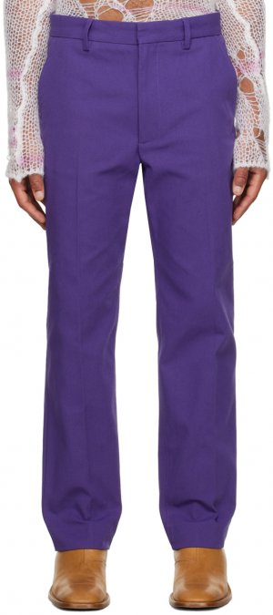 Фиолетовые брюки с тремя карманами Electric Acne Studios
