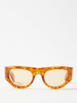 Солнцезащитные очки clyde черепаховой расцветки из ацетата круглой оправы , бежевый Jacques Marie Mage