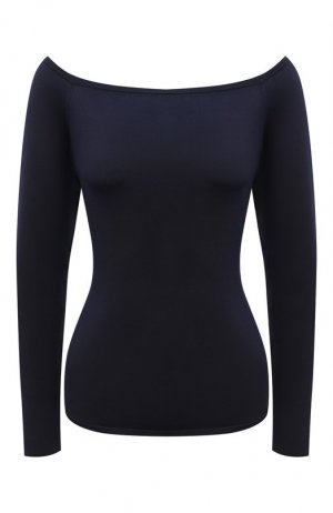 Шелковый пуловер Ralph Lauren. Цвет: синий