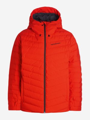 Пуховик мужской Frost Ski, Оранжевый Peak Performance. Цвет: оранжевый
