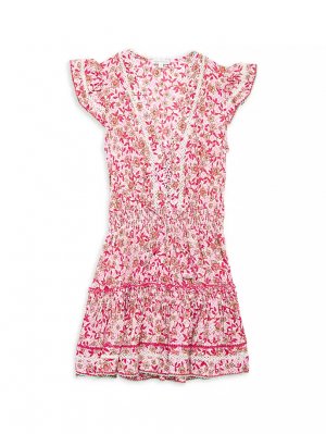 Мини-платье Anais для маленьких девочек и , цвет pink blossom Poupette St Barth