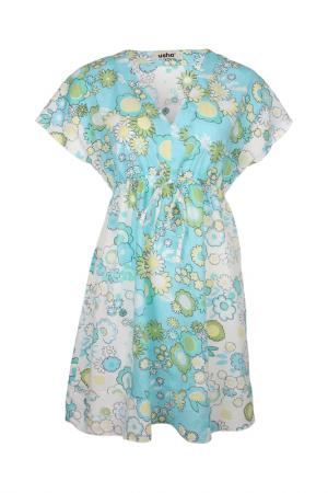 Dress Usha. Цвет: turquoise, white