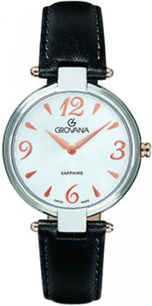 Швейцарские наручные женские часы 4556.1552. Коллекция DressLine Grovana