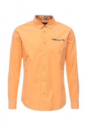 Рубашка Fresh Brand. Цвет: оранжевый