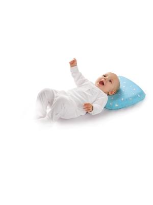 Подушка ортопедическая TRELAX под голову для детей от 5 до 18 месяцев. Цвет: голубой