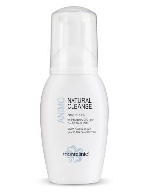 Animo Natural Cleanse AHA-PHA 6% Mусс очищающий для нормальной кожи MontClinic. Цвет: белый