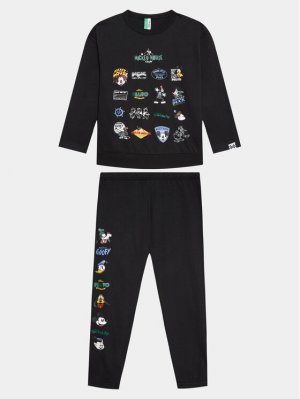 Пижамы стандартного кроя , черный United Colors Of Benetton