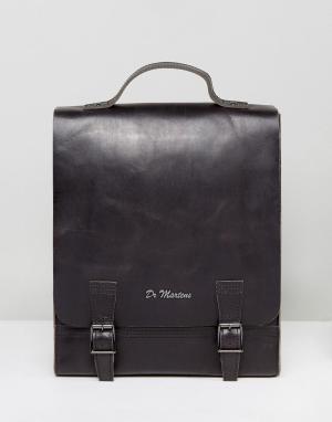Кожаный рюкзак Dr Martens. Цвет: черный