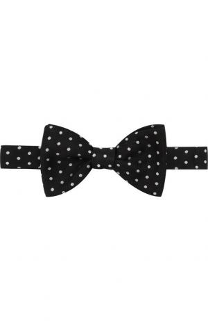 Шелковый галстук-бабочка Lanvin. Цвет: черный