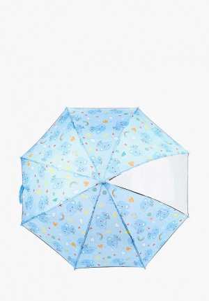 Зонт-трость PlayToday. Цвет: голубой