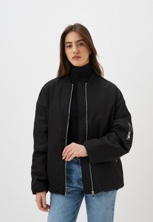 Куртка утепленная Eleganzza. Цвет: черный