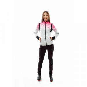 Куртка , размер XS, розовый, белый KV+. Цвет: розовый/белый