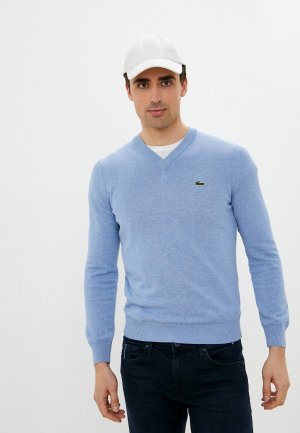 Пуловер Lacoste. Цвет: голубой