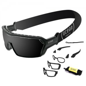 Солнцезащитные очки  Chameleon Black / Grey Polarized lenses, черный OCEAN. Цвет: черный