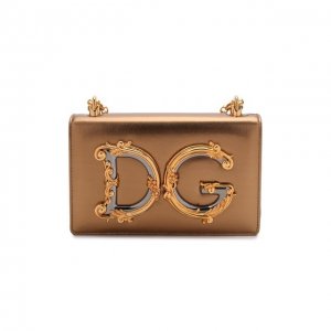Клатч DG Girls Dolce & Gabbana. Цвет: золотой