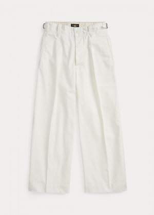 Укороченные широкие брюки из поплина Ralph Lauren