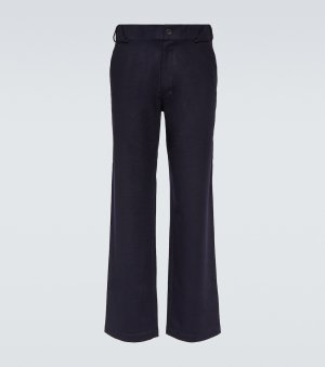 Прямые брюки из смесовой шерсти , синий Gr10K