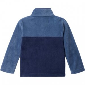 Флисовый пуловер Steens Mountain на кнопке 1/4 — для малышей , цвет Collegiate Navy/Dark Columbia