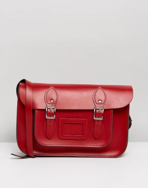 Классический портфель 12.5 Leather Satchel Company. Цвет: красный