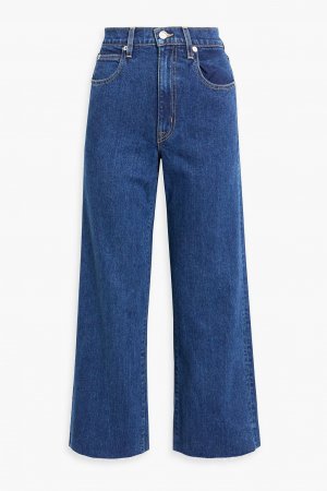 Укороченные джинсы широкого кроя Grace с высокой посадкой , синий SLVRLAKE