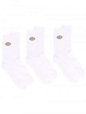 3 pack logo-embroidered socks Dickies Construct. Цвет: белый