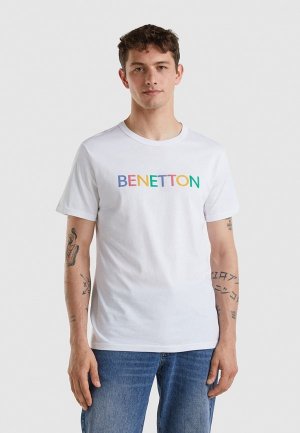 Футболка United Colors of Benetton. Цвет: белый