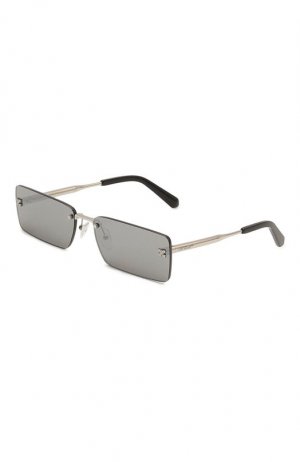 Солнцезащитные очки Off-White. Цвет: серебряный