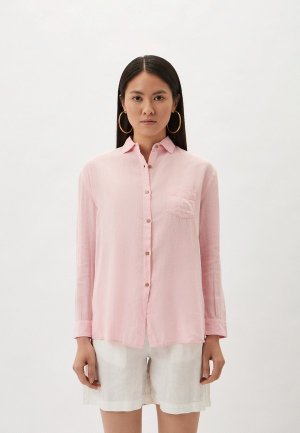 Рубашка La Martina. Цвет: розовый