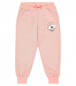 Спортивные брюки из хлопка с ракушками , розовый Mini Rodini