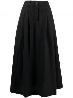 Расклешенная юбка со складками Mara Hoffman. Цвет: черный
